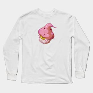 Majin Buu Cupcake Long Sleeve T-Shirt